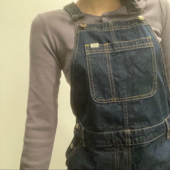 🌙Vans boyfriend fit denim overalls 🌙 - Picture 1 of 4